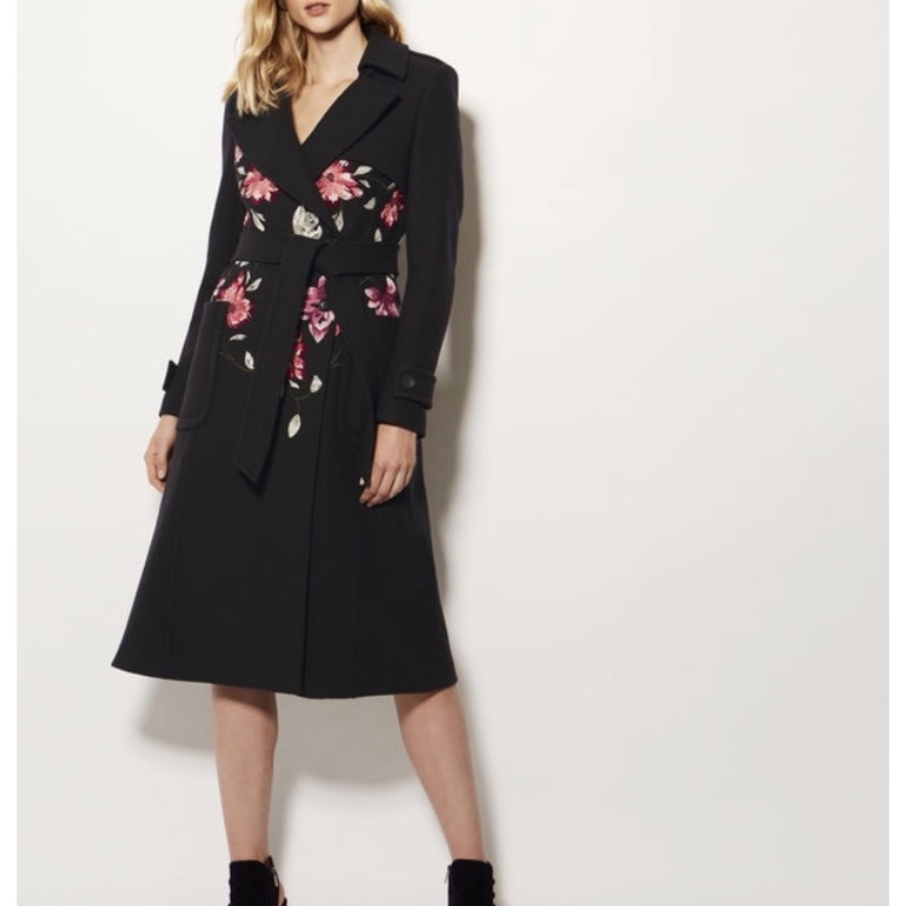 Karen Millen Embroidered Jacket size US6 NWT